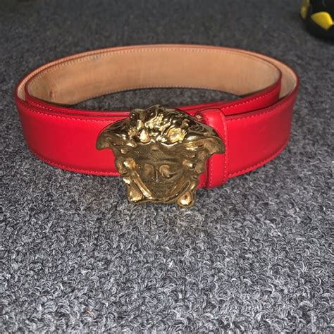 red versace belt replica|versace belt size chart.